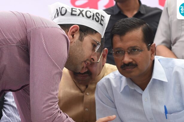 in-first-attack-since-bjp-merger,-raghav-chadha-criticizes-kejriwal-over-‘sheesh-mahal-2’