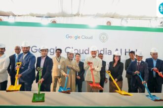 andhra-cm-chandrababu-naidu-lays-foundation-stone-for-$15-billion-google-ai-data-center-near-visakhapatnam