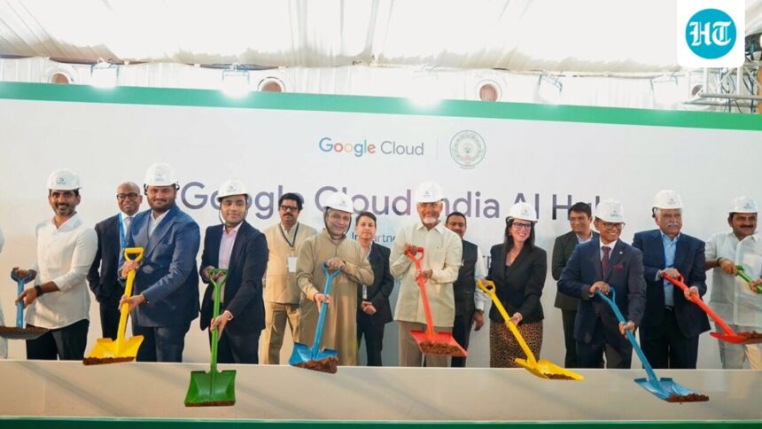 andhra-cm-chandrababu-naidu-lays-foundation-stone-for-$15-billion-google-ai-data-center-near-visakhapatnam
