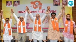 bjp-sweeps-all-15-corporations-in-gujarat-civic-polls,-wins-over-6,400-seats