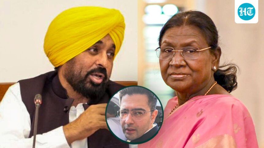 punjab-minister-bhagwant-mann-to-meet-president-murmu-on-chadha-led-aap-mps-switching-to-bjp,-will-get-appointment-on-may-5