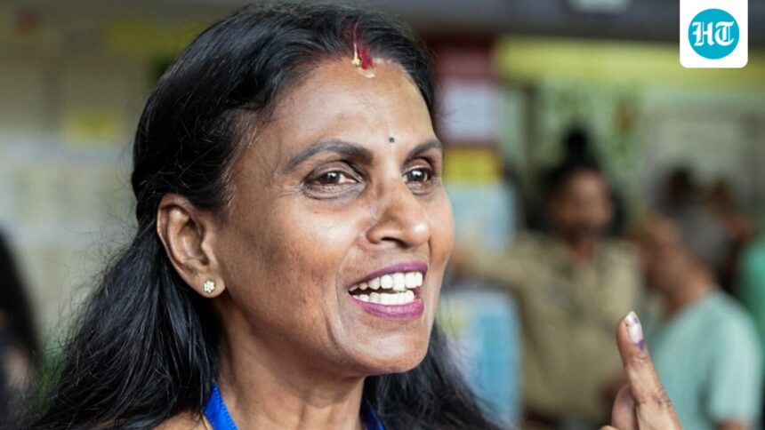 former-dgp-r-sreelekha-makes-his-kerala-debut-as-bjp-candidate:-5-points-over-vattiyoorkavu-candidate