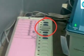 bjp-button-on-evm-recorded-at-polling-booths-in-bengal’s-valtha,-ec-likely-to-order-re-polling