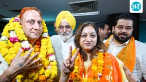 the-bjp-elected-pravesh-wahi-as-mayor-of-delhi,-and-monica-pant-was-appointed-as-deputy-mayor