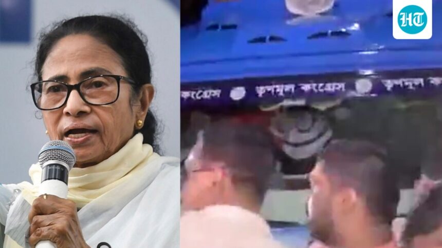 ‘mamata-has-brought-something-in-this’:-bjp-workers-block-tmc-vehicle-in-bhabanipur