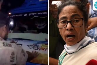 ‘jadi-khulu’:-frantic-bjp-workers-create-storm-over-trinamool-vehicle-outside-counting-center-|-he-watches