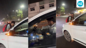 a-man-was-dragged-on-the-hood-of-a-car-for-two-kilometers-after-road-rage-in-telangana-and-a-row-over-a-pointer