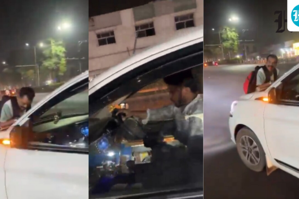 a-man-was-dragged-on-the-hood-of-a-car-for-two-kilometers-after-road-rage-in-telangana-and-a-row-over-a-pointer