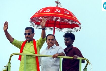 vk-prasanth-is-eyeing-a-second-term-from-vattiyoorkavu-amid-a-triangular-contest