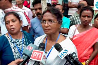 ratna-debnath,-mother-of-victim-rg-kar,-is-leading-the-panihati-seat-in-west-bengal
