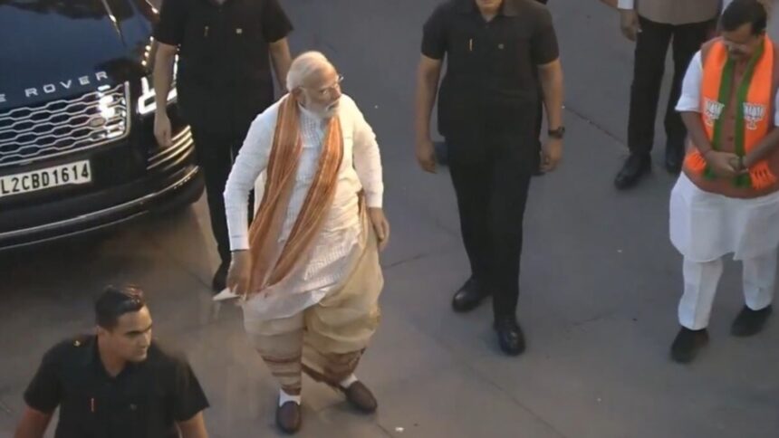 ‘from-gangotri-to-ganga-sagar,-it’s-a-lotus’:-pm-narendra-modi-as-bjp-wrests-bengal-from-mamata