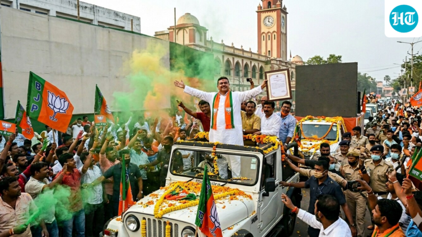 bjp’s-suvendu-adhikari-leads-nandigram-against-tmc’s-pabitra-kar-by-9,665-votes