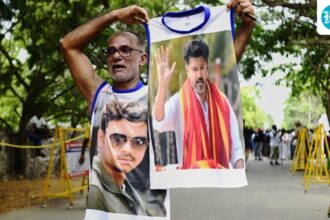 tamil-nadu:-vijay’s-tvk-leads-in-109-of-234-seats,-threatens-dmk-aiadmk-duopoly