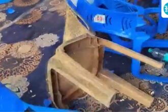 chaos-in-bengal:-chairs-and-vehicles-vandalized-near-counting-center-in-asansol