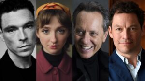 richard-e.-grant,-dominic-west,-james-nelson-joyce-and-emily-fearn-in-‘the-man-who-stole-portugal’