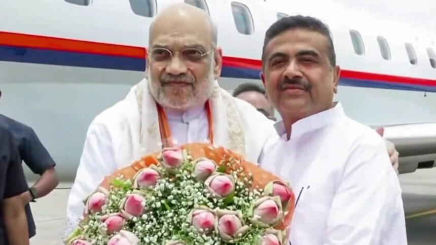 suvendu-adhikari-was-appointed-as-the-president-of-bengal-by-the-bharatiya-janata-party,-in-an-oath-ceremony-on-saturday
