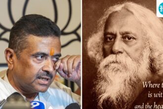 ahead-of-suvendu-oath,-tmc-claims-rabindra-jayanti-event-dismissed:-‘tagore-cannot-be-snatched-from-bengal’