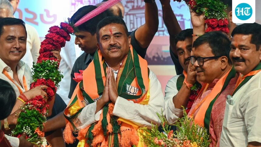 west-bengal-cm-oath-ceremony-live:-suvendu-adhikari-to-be-first-ever-bjp-cm-after-derailing-15-years-of-mamata