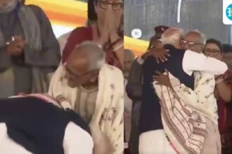 who-is-makhanlal-sarkar,-the-98-year-old-bjp-worker-whose-feet-were-touched-by-pm-modi-at-the-bengal-oath-ceremony?