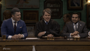 aziz-ansari-joins-snl-bar-with-matt-damon-and-colin-jost-to-wage-‘war-against-male-loneliness’