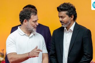 will-vijay-enter-india-bloc?-‘secular’-is-buzzword-from-new-cm’s-first-speech-amid-on-stage-bonhomie-with-rahul-gandhi