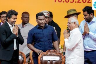 ‘inappropriate’:-the-row-erupted-when-the-tamil-nadu-state-song-took-third-place-at-vijay’s-swearing-in