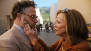 seth-rogen-presents-catherine-o’hara-with-the-bafta-television-award-for-the-studio