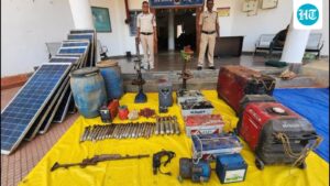 chhattisgarh:-troops-recover-weapons-and-explosives-from-maoist-hideout-in-bijapur