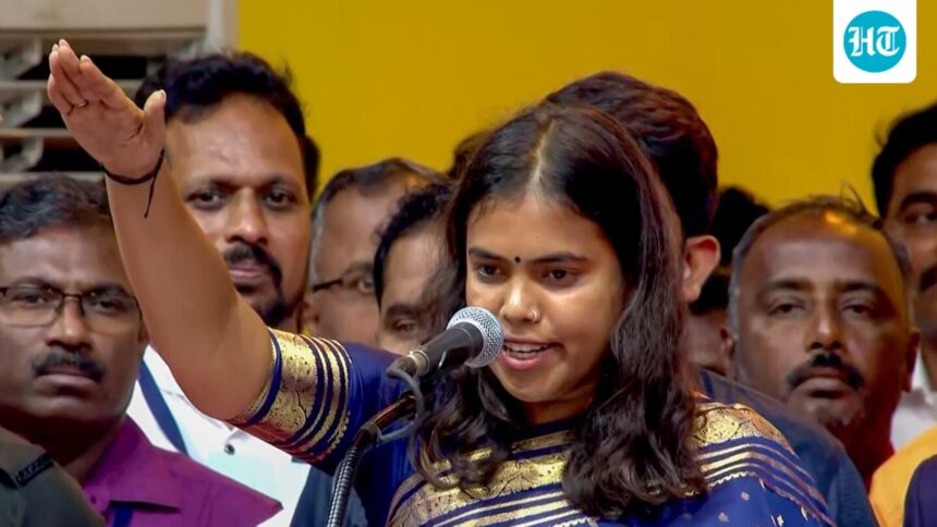 tn-minister-keerthana-missed-the-swearing-in-as-she-was-unable-to-submit-the-election-certificate
