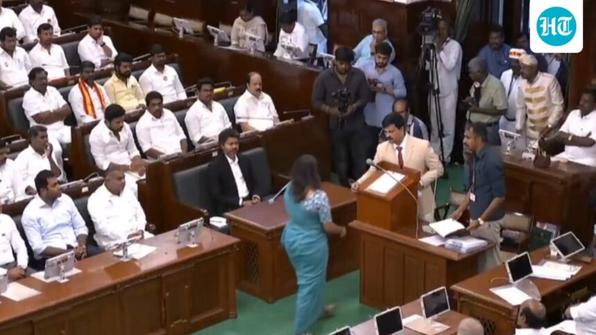 s-keerthana,-the-youngest-minister-in-vijay’s-team,-missed-taking-oath-because-she-forgot-her-documents:-video