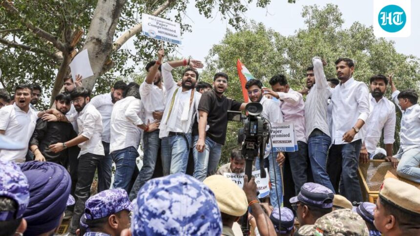 neet-ug-2026:-opposition-criticizes-government-after-exam-is-canceled-due-to-paper-leak