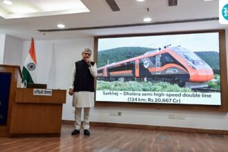 ahmedabad-to-dholera-in-48-minutes:-high-speed-double-line-project-to-enhance-connectivity