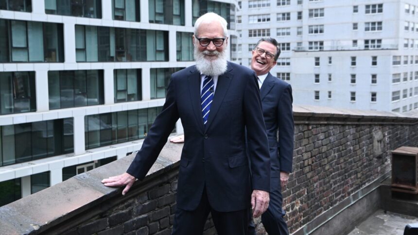 stephen-colbert-and-david-letterman-release-a-set-of-“late-show”-tracks-from-the-ed-sullivan-theater-on-the-cbs-logo-ahead-of-the-show’s-final-week