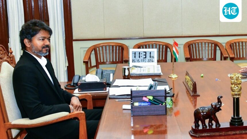 vijay-drops-towel-tradition-from-cm-office?-photos-show-the-loss-of-the-white-towel-after-the-activist-appealed