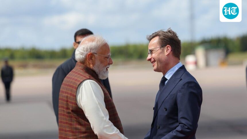 prime-minister-modi-receives-the-royal-swedish-order-of-the-polar-star,-commander-grand-cross;-the-thirty-first-global-honor-to-date