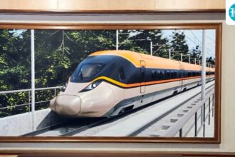 the-photo-of-the-bullet-train-at-rail-bhawan-is-only-representative-and-not-real:-official