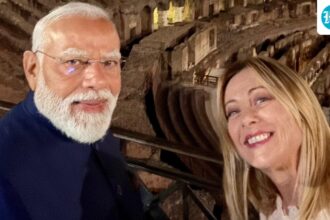 “welcome-to-rome”:-giorgia-meloni’s-message-to-prime-minister-modi’s-“friend”-upon-his-arrival-in-italy