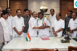 veteran-congress-leader-thiruvanchoor-radhakrishnan-has-been-elected-as-the-state-president-of-kerala
