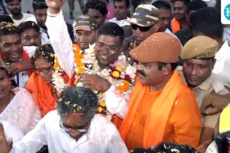 bjp-sweeps-valta-repo-by-record-margin-of-1-lakh;-tmc-finished-in-fourth-place,-losing-the-deposit
