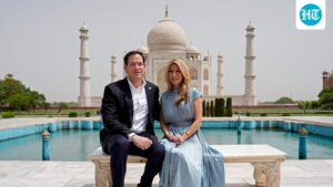 marco-rubio-visits-the-taj-mahal-in-agra-with-his-wife-janet-|-video