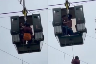 tourists-stranded-in-cable-car-at-gulmarg-in-jammu-and-kashmir;-rescue-operations-are-underway