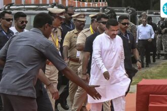 tmc-leaders-attend-a-departmental-meeting-chaired-by-west-bengal-cm-adhikari