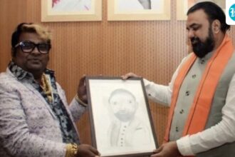 ‘majnu-bhai-would-be-proud’:-photo-gifted-to-bihar-cm-samrat-choudhary-by-patna-builder-goes-viral