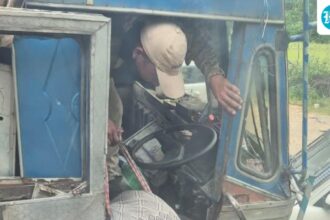 goods-convoy-ambushed-on-manipur-highway;-a-truck-driver-was-killed-and-a-policeman-was-injured
