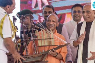 rajnath-singh-inaugurated-the-nausena-shaurya-vatika-naval-memorial-in-lucknow