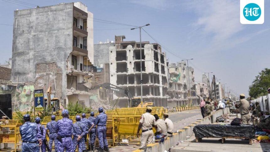 encroachments-at-delhi’s-shalimar-bagh-have-been-removed-to-improve-emergency-access