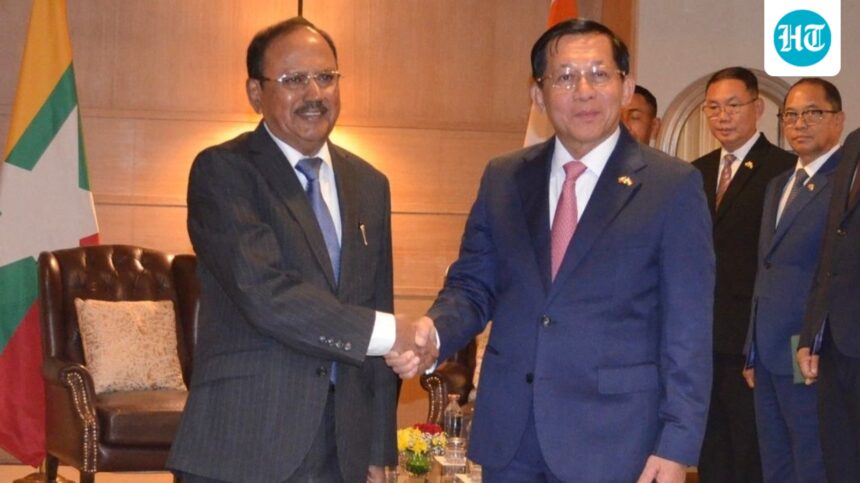 myanmar-president-min-aung-hlaing-meets-nsa-ajit-doval-on-his-first-visit-to-india-since-taking-office
