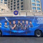 gujarat-titans-players-and-staff-were-evacuated-from-the-team-bus-after-an-electrical-short-caused-it-to-malfunction