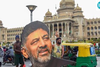 karnataka-cm-takes-oath-of-office-live:-dk-shivakumar-cutouts-placed-in-bengaluru-ahead-of-swearing-in-ceremony,-security-tightened