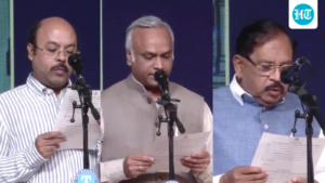 siddaramaiah’s-son-priyank-karge,-g-parameshwara-takes-oath-as-ministers-in-dk-shivakumar-government-|-see-the-full-list